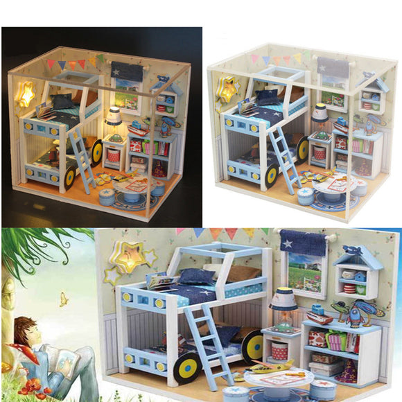 DIY Wooden Manual assembling Puzzle Model Star Story Toys For Kids Children Birthday Gift