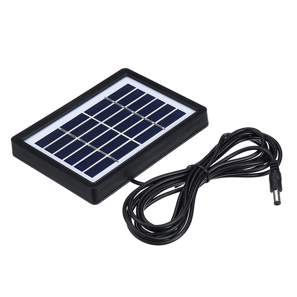 6V Class A Polycrystalline Solar Panel with 3m Cable for Light/Monitoring/Lighting System