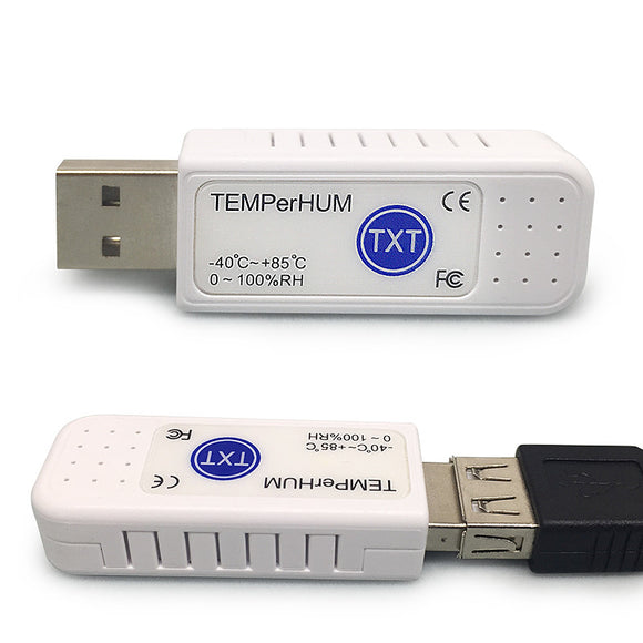 TEMPerHUM USB Thermometer Hygrometer -40~+85 Hid Remote Temperature Humidity Recorder PC Sensor USB