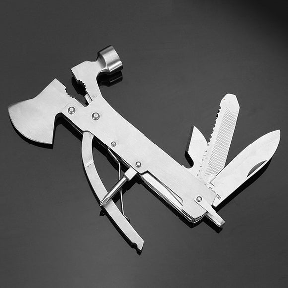 Stainless Steel Multifunctional Hammer Safety Hammer with Cutter Plier EDC Tool