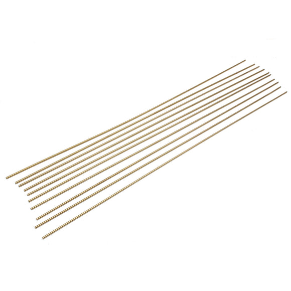 10pcs Multi Purpose Solid Bronze Gas Brazing Rods For Riveting Cutting 2.4x500mm
