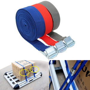 250kg Bearing Polyester Fiber Binding Belt Multifunction Car Travel Fishing Luggage Binding Belt