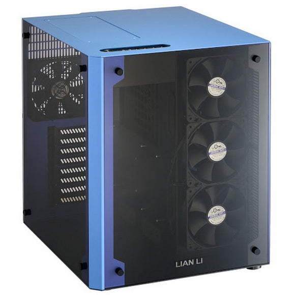 Lian-li PC-o8W bLue+balck - 2x full-sized tempered glass panels ( side + front )