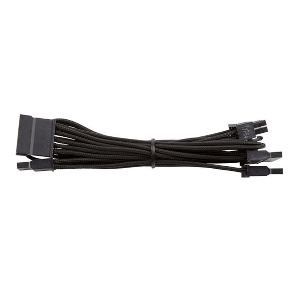 corsair CP-8920186 blacK premium individually sleeved flexible paracorded cable with cable comb - SATA