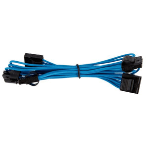 corsair CP-8920194 bLue premium individually sleeved flexible paracorded cable with cable comb