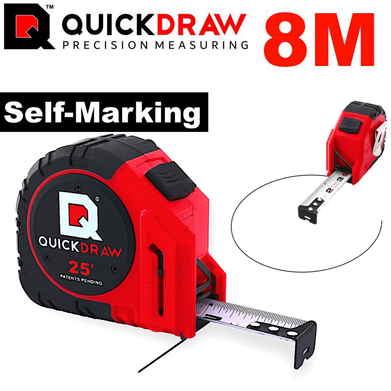 QUICKDRAW 8M TAPE MEASURE SELF MARKING Electronic Pro