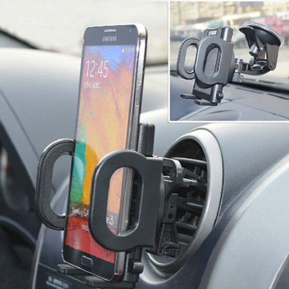 Universal 360 Degree Rotate Car Air Vent Holder For Mobile Phone GPS