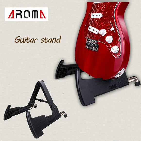 Aroma AGS-02 Guitar Stand Folding Plastic Rack for Guitar Bass Ukulele