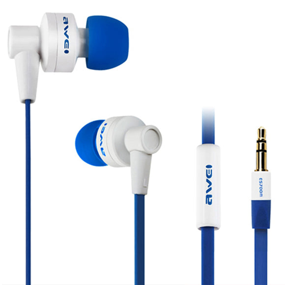 Awei ES-700M Headsets Noise Cancelling In-ear Earphones For Cell Phone