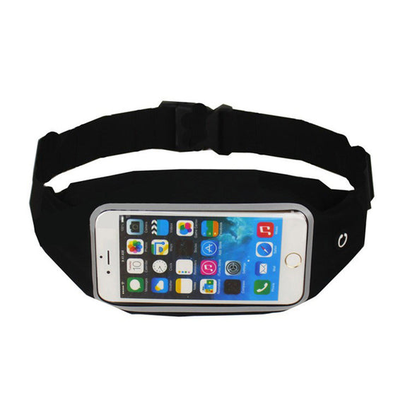 Waterproof Running Sport Waist Bag Wallet Case Holder Belt Zipper Bag For iPhone 6 6S Plus