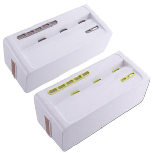 1pcs Power Strip Cord Storage Boxes Safety Socket Outlet Board Container Wire Collection Cables Case