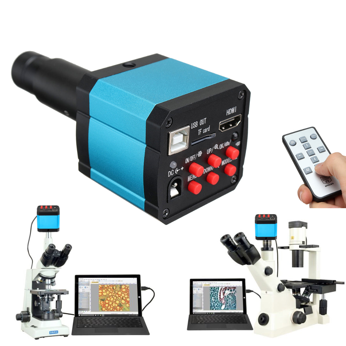 Hdmi Microscoop Camera Hd 13MP 48MP Usb 60FPS Vga Industriële Hdmi Microscoop Camera Hd 13MP 48MP Usb 60FPS Vga Industriële