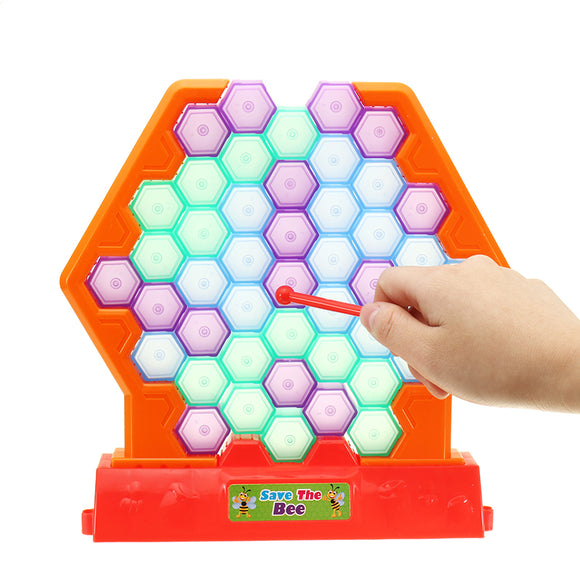 Save The Bee Knock Down Building Blocks Beating Honeycomb Party Board Game Toy Kids Adults Friends Gift