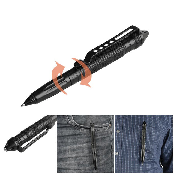 LAOTIE T01 Self-protection Attack Head Tactical Pen & Refill Replacable Writing Ballpoint Pen