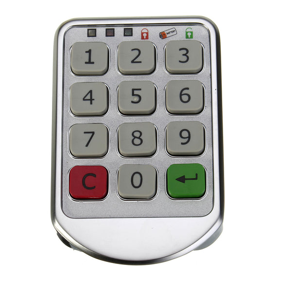 Digital Electronic Password keypad Number Cabinet Code Locks Silver
