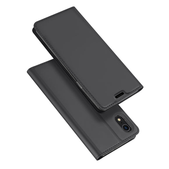 DUX DUCIS Magnetic Flip Wallet Card Slot Kickstand Protective Case For iPhone XR