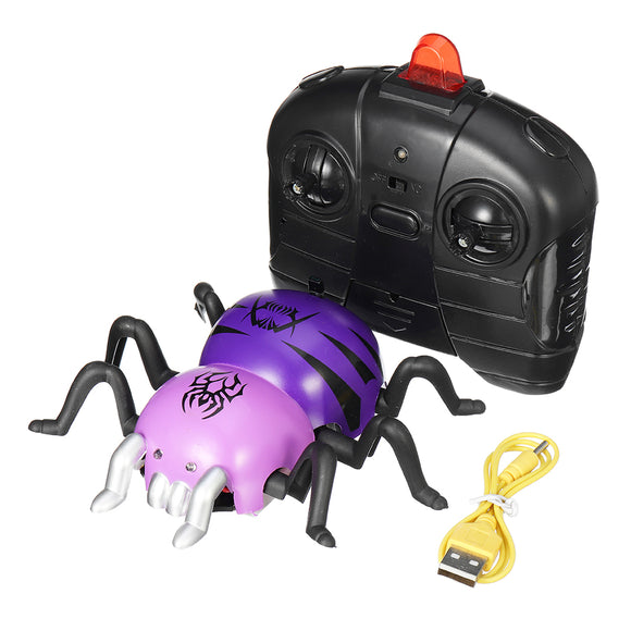 Remote Control Spider Toy RC Spider Micro Wall Climbing Spider Child Kids Toys Dog Toy