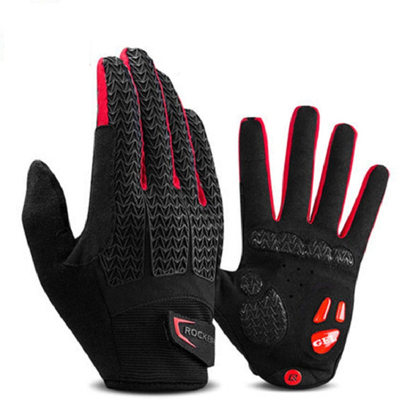 ROCKBROS S169-1B Cycling Gloves Breathable Touch Screen Warm Full Finger Bicycle Bike Gloves