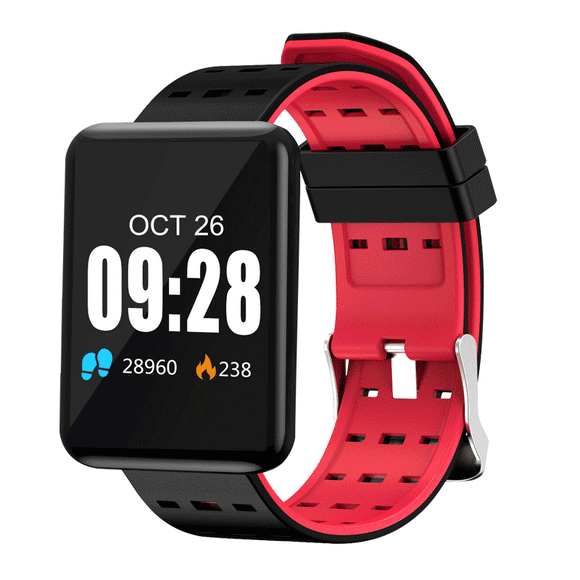 XANES J20 1.44'' IPS Color Screen IP67 Waterproof Smart Watch Heart Rate Monitor Fitness Bracelet
