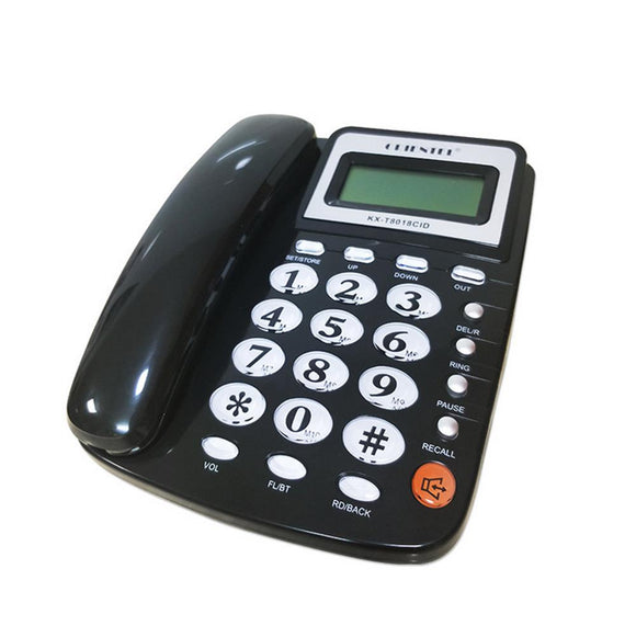 Desktop Corded Landline Telephone Data Calculation Corded Phone With Speakerphone