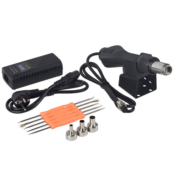 JCD 8858 700W Micro Hot Air Heater Rework Soldering Station LED Digital Hair Dryer for Soldering Heat Welding Repair Tools
