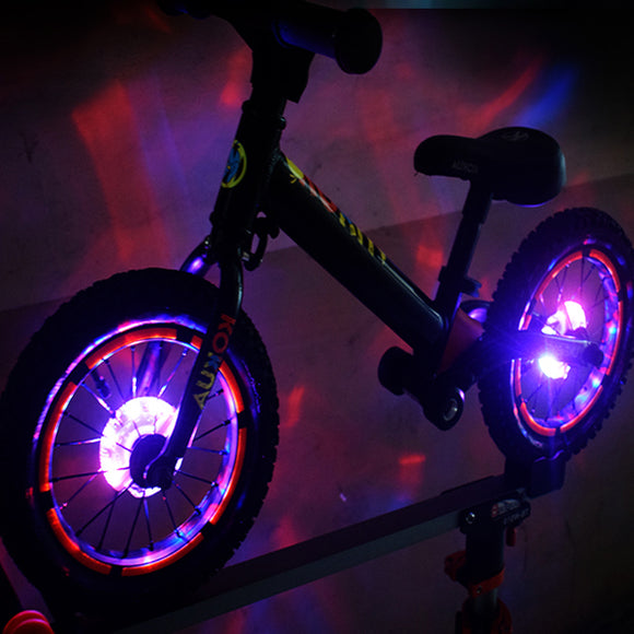 XANES WL09 Bicycle Wheel Light USB Charging Night Cycling Lamp Waterproof Bike Light