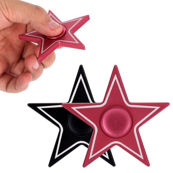 Ecd Pentacle Finger Spinner Hand Spinner Toys Ultra Durable High Speed 2-6 Mins Spins Precision Gift