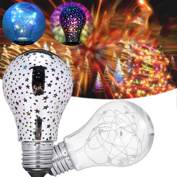 AC85-265V E27 Colorful Crystal Flashing Radiation Ball LED Light Bulb Party Christmas Holiday Lamp