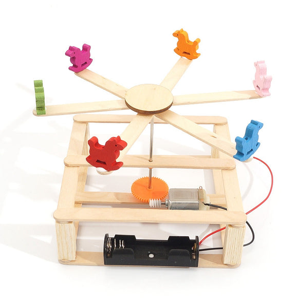 STEM Carousel Model Whirligig Merry-go-round Toy Education Developmental Science Toy