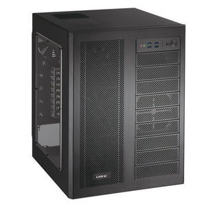 Lian-li pc-D600 server cabinet case , Windowed side panel , Black , no psu