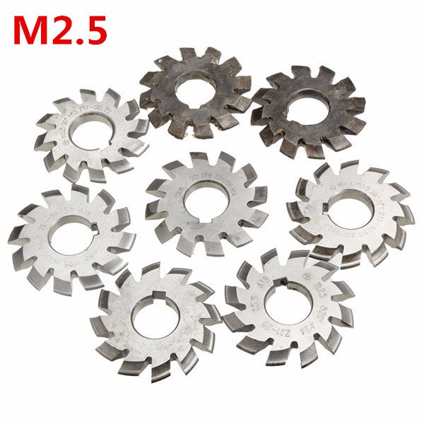 EsportsMJJ Modulo 1,25 Pa20#1-8 Hss Bore 22Mm Fresa Ingranaggi - #5