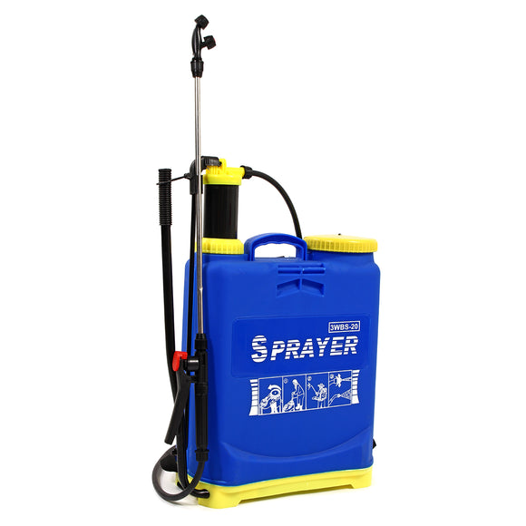 Portable 20L Multifunction Pressure Sprayer Knapsack Farm Watering Chemical Backpack Tool