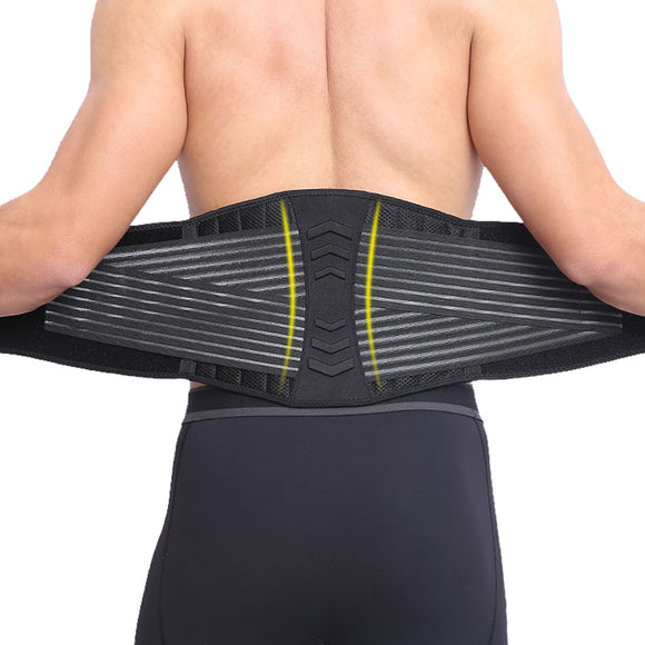 KALOAD Nylon Gym Fitness Adjustable Weightlifting Belt Waist Support Exercise Fitness Waist Brace
