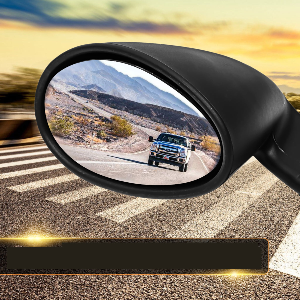 California Style Universal Car Door Side Mirror Rearview Vintage