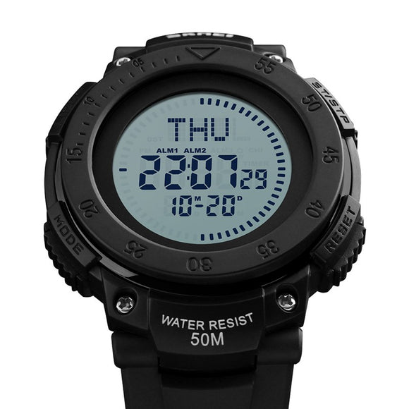 SKMEI 1236 Outdoor Men Watch Compass 50M Waterproof Student Digital Wrist Watch