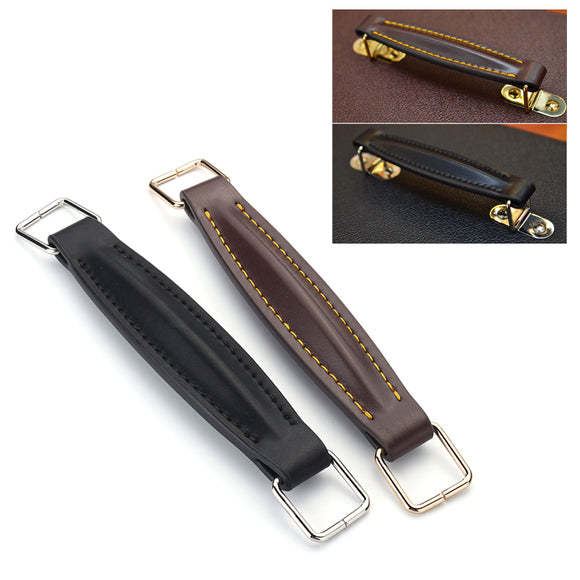Coffee Black Leather Handle with Gold Fitting for Marshall Amp AS50D/AS100D