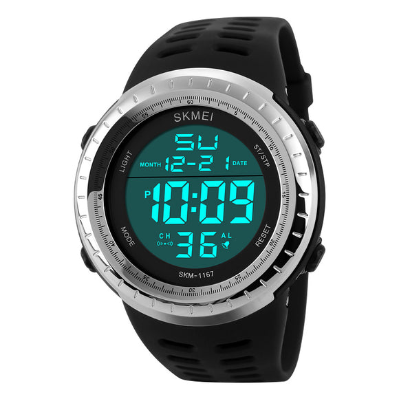 SKMEI 1167 50M Waterproof Sport Watch Casual Style LED Digital Wrist Watch