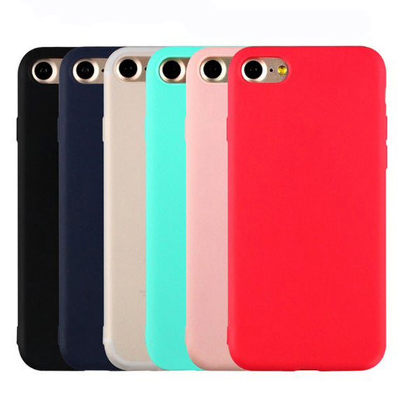 Bakeey Candy Color Matte Soft Silicone TPU Case for iPhone 6Plus/6sPlus