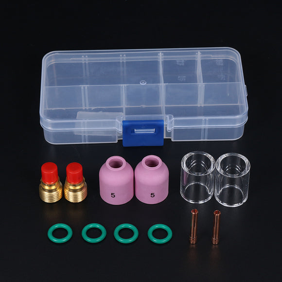 12Pcs TIG Welding Torch Gas Lens Collet Body Assorted Fit WP9/20/25