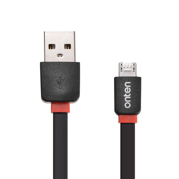 Onten OTN 7326 Lightning to Micro USB flat cable for USB devices
