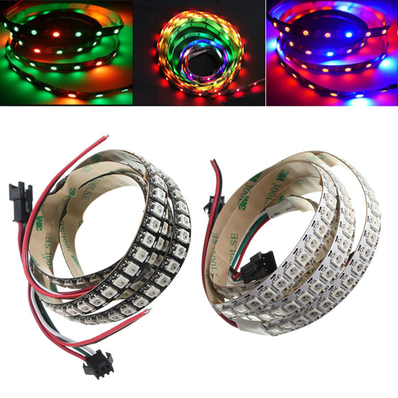 WS2812B 5050 RGB LED Changeable Strip 1M 144 Leds Non-waterproof Individual Addressable 5V