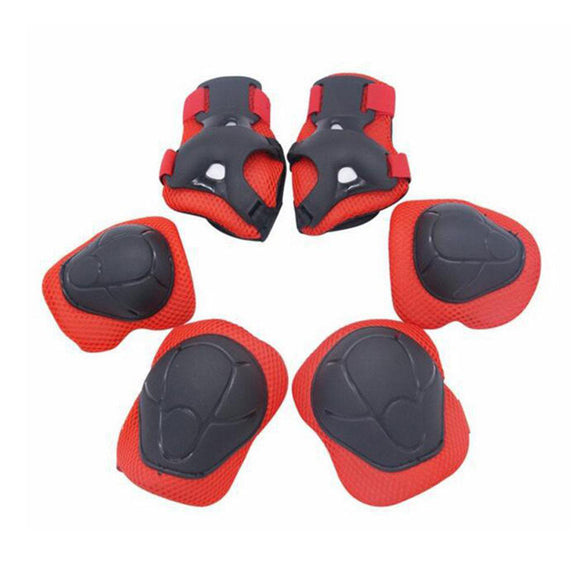 BIKIGHT Children Sports Protective Gear Safety Knee Elbow Palm Guards Equipment For Bike Cycling
