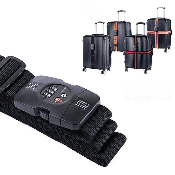 Naturehike Luggage Binding Strap Adjustable Packing Suitcase Belt Band With Customs TSA Lock