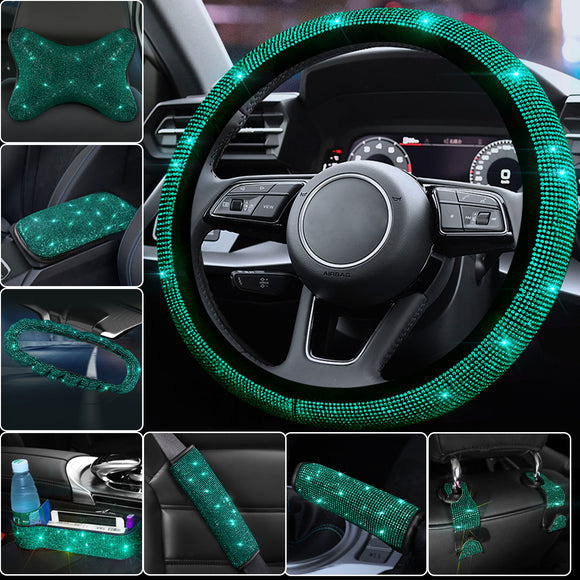 Universal Luxury Colorful Rhinestone Diamond Car Accessories Car Interior Decor