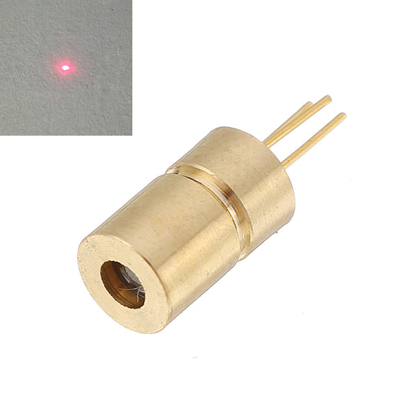 650nm 5mw 5V Red Dot Laser Diode Mini Laser Module Head for Equipment Industry 6x10.5mm