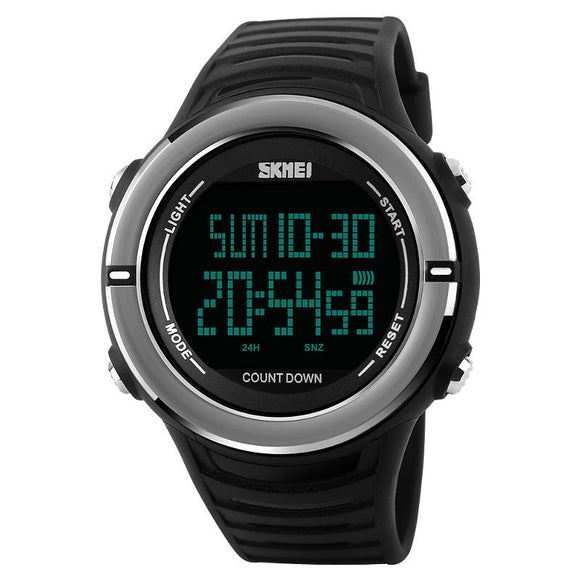 SKMEI 1209 Fashion Men Digital Watch Swimming Multifunction Sport Watch