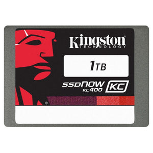 Kingston SKC400S3B7A/1T KC400 - 1Tb 2.5" SATA6G MLC SSD + Bundle kit with extra 2.5" enclosure + cloning software - Phison's 3110-S10 Quad-core controller/8channel ,with Enhanced Error Correction ( SmartECC+SmartRefresh )