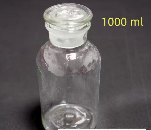 White Transparent Frosted Glass Wide Mouth Reagent Bottles 1000ml