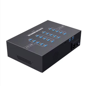 20 Port Usb 3.0 Data and Fast Charging Hub Industrial Fast Charger for Phones Laptop Tablets Refurbished