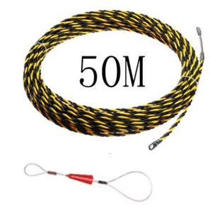 6mm Cable Push Puller Threader Electrician Threading Wire Guide Device Snake Rodder Fish Tape Lead Wall Wire Conduit Tool